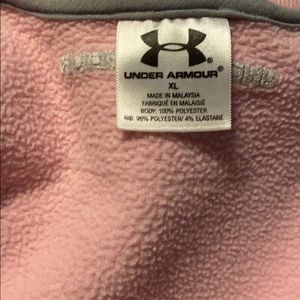 Under Armor Pink breast cancer awareness zip up